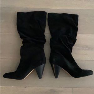 Vince Camuto - Heeled Scrunch Boots - Size 7.5